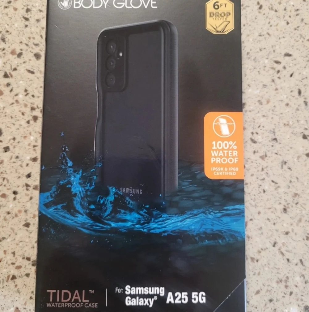 Body Glove Samsung Galaxy A25 5G Tidal 100% Waterproof Black Cellphone Case NEW